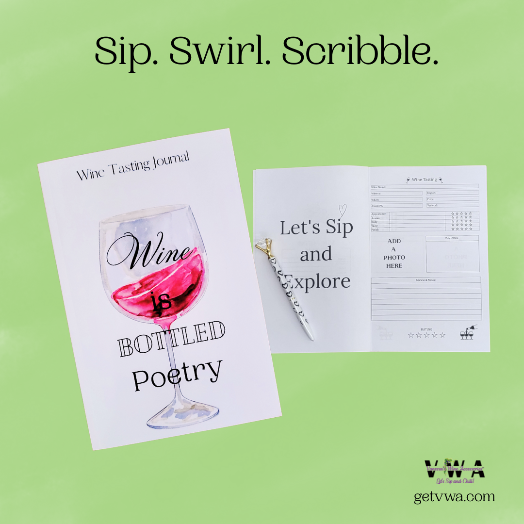 🍷✨ Wine Is Bottled Poetry: Journaling Your Sips
